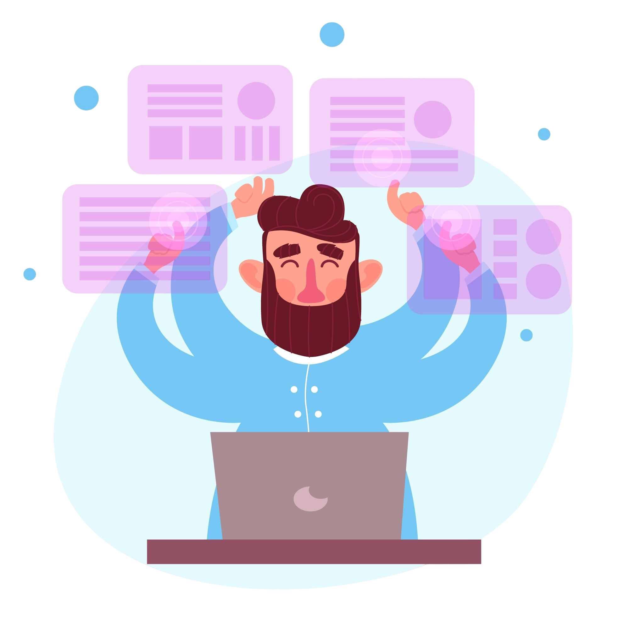 Équipe internationale d'experts en développement IT et innovation digitale